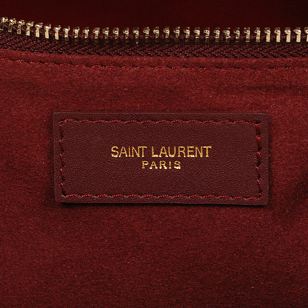 YSL tote 2506 winered - Click Image to Close
